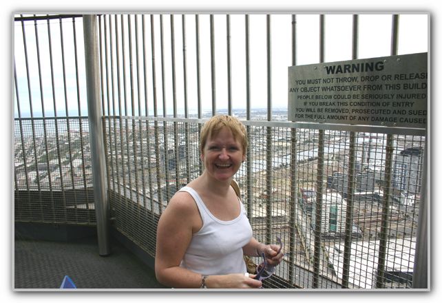 Karen at Observation Deck Melbourne Feb 2007 2